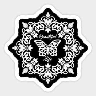 Beautiful Life Butterfly Sticker